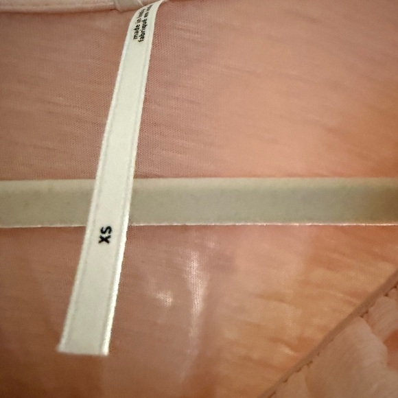 Anthropologie Peach Ruffled Blouse - Picture 5 of 9